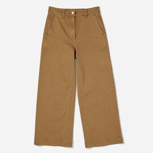 Everlane Wide Leg Crop Pant in Ochre